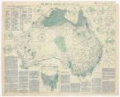 Rain map of Australia for the year 1922