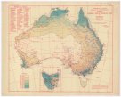 Average annual rainfall map of Australia