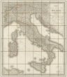 Carta geografica, statistica e postale dell'Italia