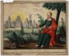 Antonius Aust: Nebeský Jeruzalém (akvarel)