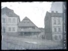 Domek dřevěný s pavlačí na Komenského náměstí; zbořený č. p. 115