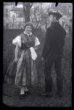 Družice nebo nevěsta u stolování a muziky, ženich v "kapubreku"- černý sametový kabát (biedermeier)- byl jediný zachovalý tohoto druhu, r. 1929 ztracen