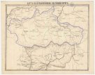 Karta na Orchaniiskii i na Zlatickij okrug