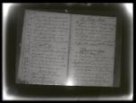 Skeny dvoustránky 33 a 34 z rukopisného deníku receptury