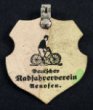 Odznak identifikační - Německý cyklistický spolek v Nové Peci