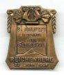 Odznak upomínkový - Slavnost Ještědsko-jizerské pěvecké župy v Liberci 22. června 1924