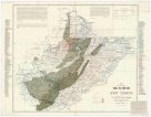 Map showing occurence of coal, oil and gas in West Virginia