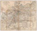Post- & Reise-Karte von Deutschland und den Nachbar Staaten