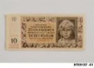 Bankovka oboustranná, 10 koruna 1942