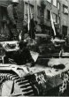 Tanky Renault AMR 35 obsazené povstalci v Bartolomějské ulici